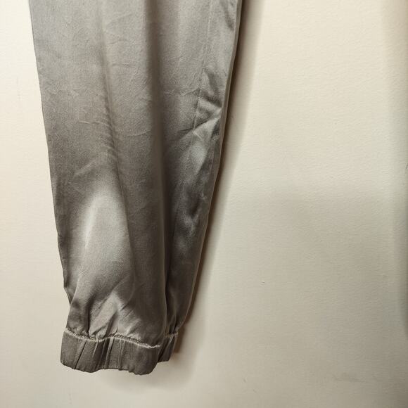 Eileen Fisher Silk Jogger Pants Drawstring + Pleated - Picture 5 of 10